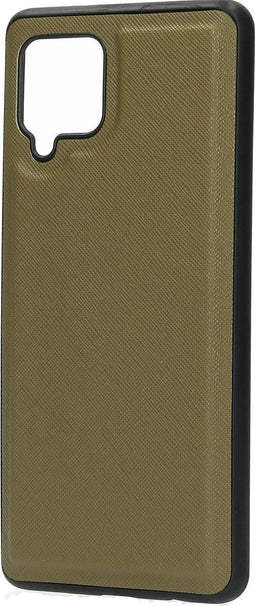 Casetastic Saffiano Backcover geschikt voor Samsung Galaxy A42 5G - Groen