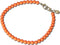 Casetastic telefoonkoord gemaakt met kralen - Stevige duurzame haak - 30cm - Oranje