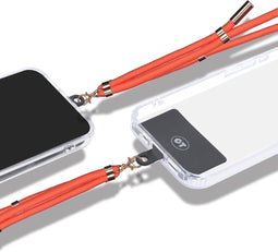 Casetastic telefoonkoord - Stevige duurzame haak - 30cm - Oranje
