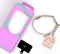 Casetastic telefoonkoord - Stevige duurzame haak - 30cm - Parelwit