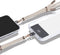 Casetastic telefoonkoord - Stevige duurzame haak - 30cm - Parelwit