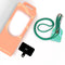 Casetastic telefoonkoord - Stevige duurzame haak - verstelbaar 90-160 cm - Groen