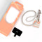 Casetastic telefoonkoord - Stevige duurzame haak - verstelbaar 90-160 cm - Parelwit