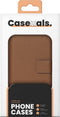 Caseuals Echt Lederen Portemonnee/Boekhoesje - Krachtige magneetsluiting - geschikt voor Apple iPhone SE(22-20)/8/7/6(s) - Bruin