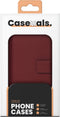 Caseuals Echt Lederen Portemonnee/Boekhoesje - Krachtige magneetsluiting - geschikt voor Apple iPhone 14 - Rood
