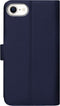 Caseuals Echt Lederen Portemonnee/Boekhoesje - Krachtige magneetsluiting - geschikt voor Apple iPhone SE(22-20)/8/7/6(s) - Blauw