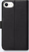 Caseuals Echt Lederen Portemonnee/Boekhoesje - Krachtige magneetsluiting - geschikt voor Apple iPhone SE(22-20)/8/7/6(s) - Zwart