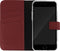 Caseuals Echt Lederen Portemonnee/Boekhoesje - Krachtige magneetsluiting - geschikt voor Apple iPhone SE(22-20)/8/7/6(s) - Rood