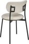 CASEY - Eetkamerstoelen set van 2 - Beige - Polyester