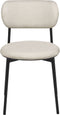 CASEY - Eetkamerstoelen set van 2 - Beige - Polyester