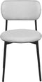 CASEY - Eetkamerstoelen set van 2 - Grijs - Polyester