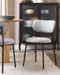 CASEY - Eetkamerstoelen set van 2 - Grijs - Polyester