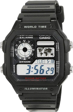 Casio AE 1200WH 1AVEF Heren horloge - 42.1 mm