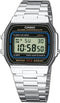 Casio CASIO Collection A164WA-1VES Horloge - Staal - Zilverkleurig - Ø 35 mm