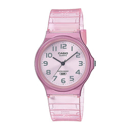 Casio Casio Collection MQ-24S-4BEF Horloge - Kunststof - Roze - Ø 33 mm