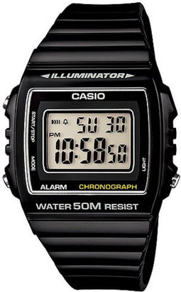 Casio collection W-215H-1A-zwart/digitaal