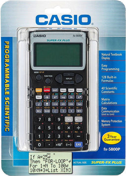 Casio FX-5800 P - Wetenschappelijke rekenmachine