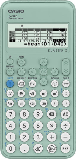 Casio fx-92B Secondaire - Wetenschappelijke rekenmachine (België)