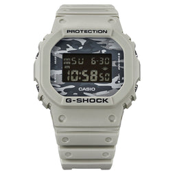 Casio G-Shock DW-5600CA-8ER Horloge - Kunststof - Grijs - Ø 38.5 mm