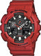 Casio G-Shock GA-100B-4AER Herenhorloge 51 mm - Rood