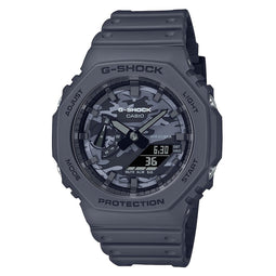 Casio G-Shock GA-2100CA-8AER Horloge - Kunststof - Grijs - Ø 41 mm
