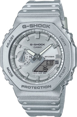 Casio G-Shock GA-2100FF-8AER Horloge - Kunststof - Zilverkleurig - Ø 41 mm