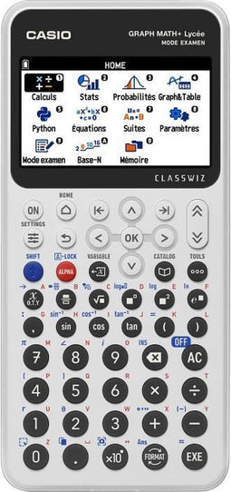 Casio grafische rekenmachine - Middelbare school - Wiskunde+ - Wit