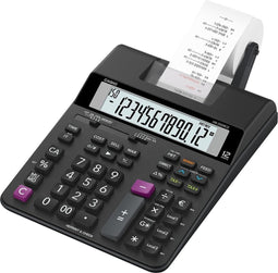 Casio HR-200 RCE Bureaurekenmachine met printer werkt op batterijen, werkt op het lichtnet (optioneel) Zwart Aantal dis