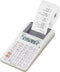Casio HR-8RCE-WE Bureaurekenmachine met printer werkt op batterijen, werkt op het lichtnet (optioneel) Wit Aantal displ