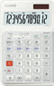 Casio JE-12E - Ergonomische bureaurekenmachine met innovatief traptoetsenbord voor rechtshandigen