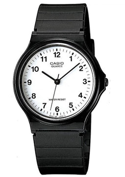 CASIO - MQ-24-7BLLGF - CASIO Collection - horloge - Unisex - Zwart - Kunststof Ø 34 mm