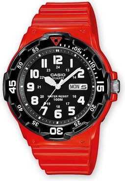 Casio MRW-200HC-4BVDF - Horloge -Kunststof - Rood - 48 mm
