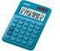 Casio MS-20UC-BU Bureaurekenmachine werkt op zonne-energie, werkt op batterijen Blauw Aantal displayposities: 12