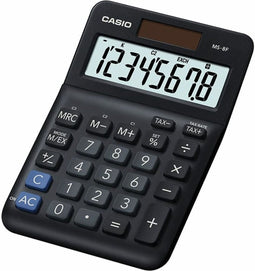 Casio MS-8F- Bureaurekenmachine - Compact formaat, met BTW-berekening