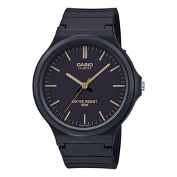 CASIO - MW-240-1E2VEF - Casio Collection - horloge - Mannen - Zwart - Kunststof Ø 43 mm
