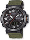 Casio Pro Trek PRW-6600YB-3ER Herenhorloge 51,5 mm - Groen