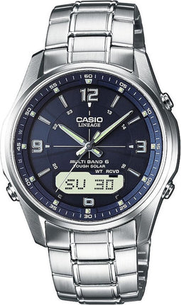Casio Radio Controlled LCW-M100DSE-2AER Herenhorloge 40 mm - Zilverkleurig