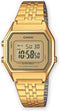 Casio Retro Digital LA680WEGA-9ER Dameshorloge 28,6 mm - Goudkleurig