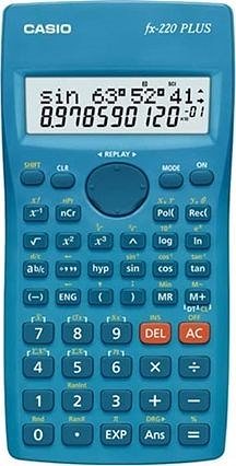 CASIO SCIENTIFIC CALCULATOR FX-220PLUS-2 BLUE, 12 DIGIT DISPLAY