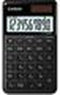 Casio SL-1000SC-BK Zakrekenmachine werkt op zonne-energie, werkt op batterijen Zwart Aantal displayposities: 10