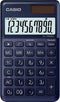Casio SL-1000SC-NY Zakrekenmachine werkt op zonne-energie, werkt op batterijen Marine-blauw Aantal displayposities: 10