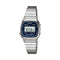 Casio vintage LA670WA-2 - Horloge - 24 mm - Staal - Zilverkleurig