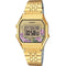 CASIO VINTAGE LADY GOLD FLOWERS