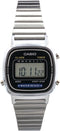Casio Vintage Mini LA670WEA-1EF Dameshorloge 24,6 mm - Zilverkleurig
