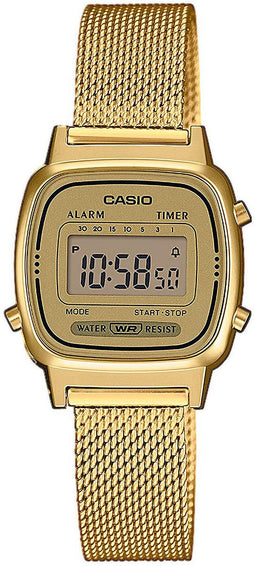 Casio Vintage Mini LA670WEMY-9EF Dameshorloge 24,6 mm - Goudkleurig