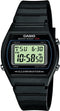 Casio W-202-1AVEF Casio Retro horloge Heren - Zwart - Kunststof 35 mm