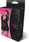 Magic Silk Babydoll met Open Rug en G-String Set - M black L/X