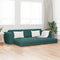 vidaXL - Vloersofa - Bed - 2-in-1 - Donkergroen - 245x150x60.5 - cm
