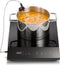 CASO Enkele vrijstaande inductieplaat TC2400 met Thermo Control, verstelbare temperatuur van 60-240 °C, 2400 Watt, Inclusief Thermo Control thermometer
