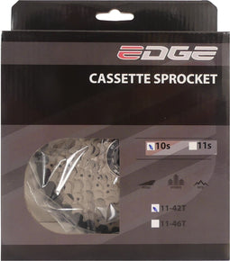 Cassette 10 speed Edge CSM6010 11-42T - zilver/zwart